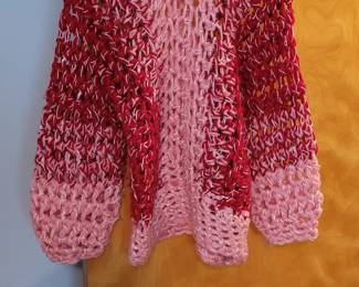 handmade,  crochet oversized pullover sweater
