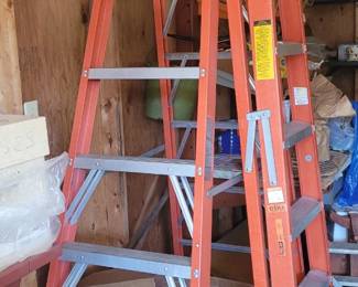 6 and 8 ft ladders fiberglass
