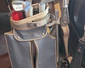 Vintage golf clubs