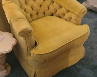 Vintage barrel chair