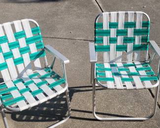 Vintage lawn chairs