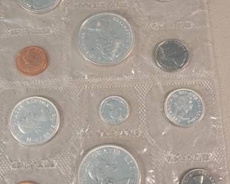 1964 and 1965 Canadian proof set