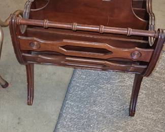 Antique magazine rack