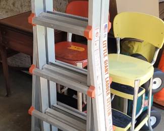 The Little Giant Ladder up to 15 feet tall