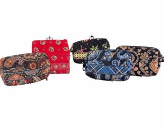 5 Vera Bradley Cosmetic Bags 1 Change Purse