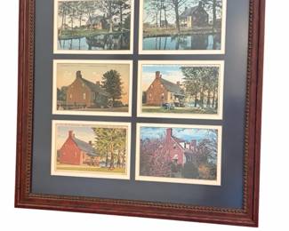 Vintage Postcard Framed Elizabeth City, NC Picture