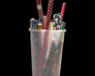 Christmas Wrapping Paper w Bin
