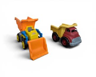 Fisher Price Little People Dig N Load And Green Toys Dump Truck