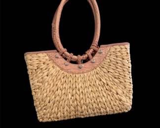 Brighton Leila Straw Tote Bag