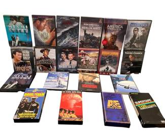 Mix Of DVD VHS Tapes