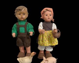Vintage 11 Goebel Hummel Vinyl Dolls