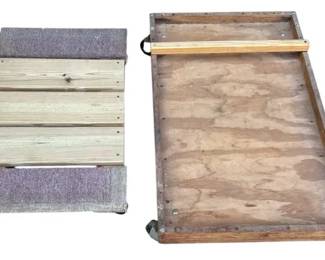 2 Wooden Furniture Dollies