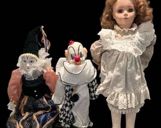 3 Vintage 1980s Dolls