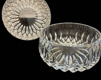 2 Cut Glass Small Serving Bowls