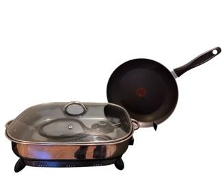 GE Electric Skillet And T Fal Frying Pan