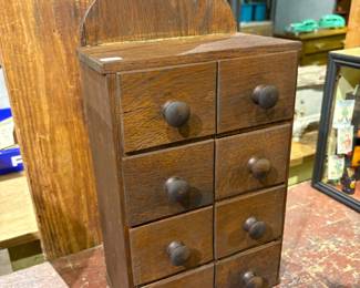 Wooden Hanging Drawer Unit