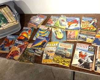Huge Collection of Popular Science 1940's - 1950's Magazines