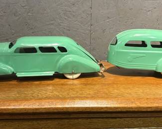 Wyandotte Car w/ Trailer Set
