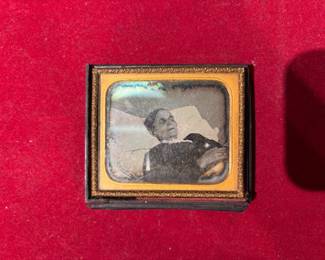 Macabre Tin Type - Image of a Dead Body