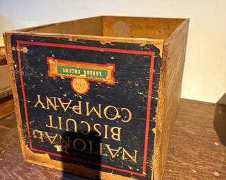 National Biscuit Company Wooden Advertising Crate