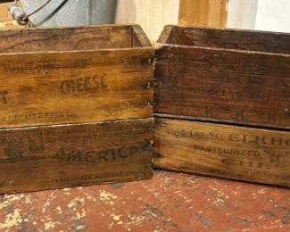 Lot of 4 Cheese Boxes