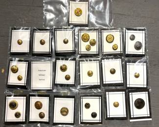 Military Service Buttons