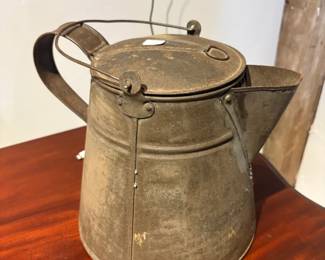 Tinware Coffee Pot