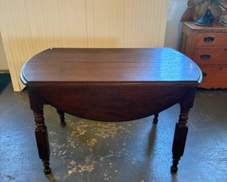 Dropleaf Wooden Table