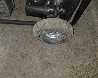Generator has flat tires