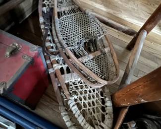 Vintage snow shoes – great for rustic décor!