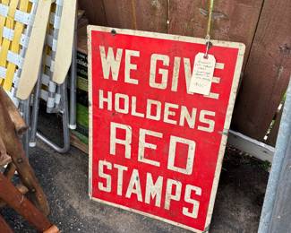 Detroit company sign - double sided and in great condition