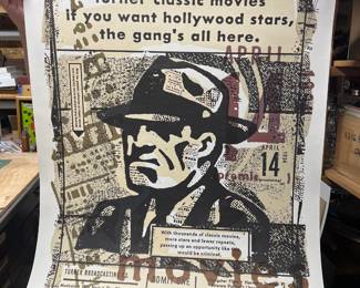 Vintage original Turner Classic Movies promotional poster by Charles Spencer Anderson.