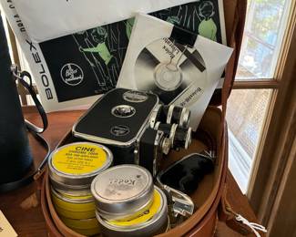Bolex Video Camera - works, with film and case