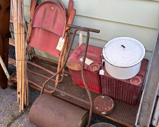 lots of industrial decor goodies