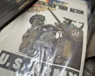 Original Vintage U.S. Army Recruiting Posters