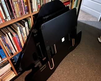 Standing Desk with Ergonomic Leaning Chair