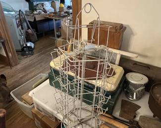 Vintage Postcard Store Display Rack