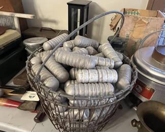Vintage Aluminum Fishing Net Floats – More Than Shown