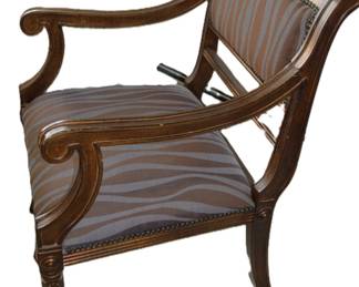 Vintage fabric chair