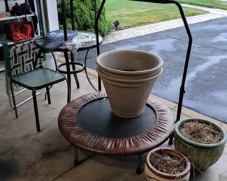 Outdoor be items and Rebounder 