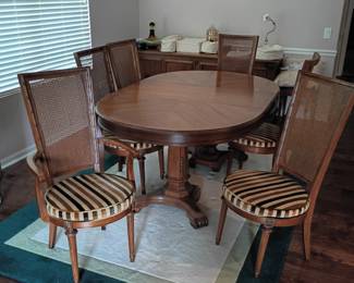 Mid Century Dining Set , oval table