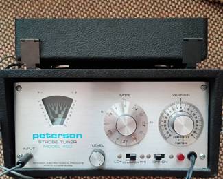 Peterson Strobe. Tuner