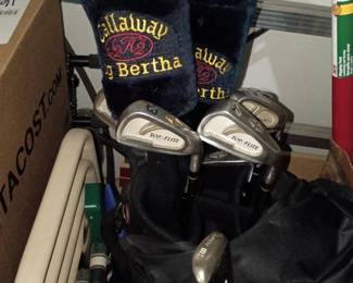 Big Bertha 1 & 3, Top Flight Tour Ti Irons