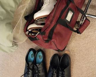 Ice skates  and  tap dance shoes W & M