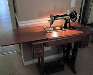 Vintage Singer treadle sewing machine