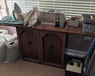 Bernina Sewing machine with cabinet