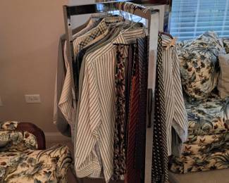 Men's dress shirts and ties