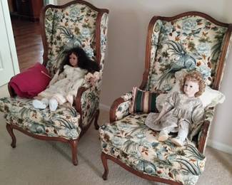 Richard Mena wingback chairs