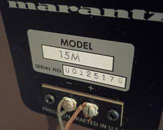 Marantz 3 way  10"W, 4.5"MR & 3"T
