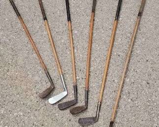 1 FORE make that 6 WOOD SHAFTED GOLF CLUBS